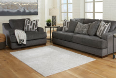 Best Deals Furniture - Ashley Furniture - Ivygail 7'5" x 9'6" Rug - 7'5" x 9'6" Rug / Gray - R404511