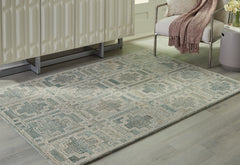 Best Deals Furniture - Ashley Furniture - Jossland 5' x 7' Rug - 5' x 7' Rug / Green/Ivory - R406912