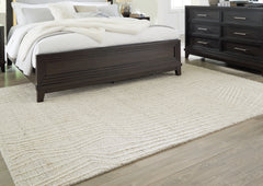 Best Deals Furniture - Ashley Furniture - Varahill 8' x 10' Rug - 8' x 10' Rug / Gray/Ivory - R406931