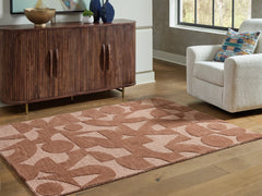 Best Deals Furniture - Ashley Furniture - Perrenton 8' x 10' Rug - 8' x 10' Rug / Clay - R407201