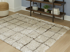 Best Deals Furniture - Ashley Furniture - Wrenlow 8' x 10' Rug - 8' x 10' Rug / Cream/Brown - R407211