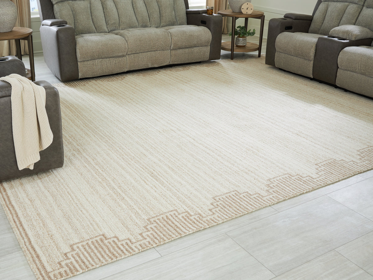 Best Deals Furniture - Ashley Furniture - Emorymore Extra Large Rug - Extra Large Rug / Brown/Beige - R407300
