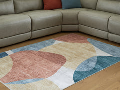 Best Deals Furniture - Ashley Furniture - Chanleigh Washable 5' x 7' Area Rug - Washable 5' x 7' Area Rug / Multi - R407372