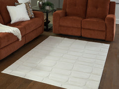 Best Deals Furniture - Ashley Furniture - Malvinsboro Washable 5' x 7' Area Rug - Washable 5' x 7' Area Rug / Sandstone - R407442