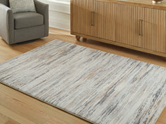 Best Deals Furniture - Ashley Furniture - Nace 5' x 7' Area Rug - 5' x 7' Area Rug / Gray/Brown/White - R407472