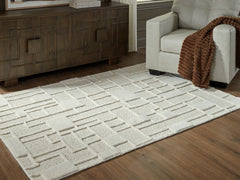 Best Deals Furniture - Ashley Furniture - Empriss 5' x 7' Area Rug - 5' x 7' Area Rug / Ivory - R407622