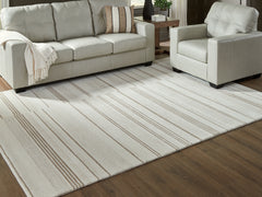 Best Deals Furniture - Ashley Furniture - Gadence 7'8" x 10' Area Rug - 7'8" x 10' Area Rug / Ivory/Tan - R407641