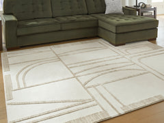 Best Deals Furniture - Ashley Furniture - Farongrove 7'10" x 10' Area Rug - 7'10" x 10' Area Rug / Ivory/Beige - R407671