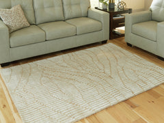 Best Deals Furniture - Ashley Furniture - Jaseena 5' x 7' Area Rug - 5' x 7' Area Rug / Beige/Tan - R407722
