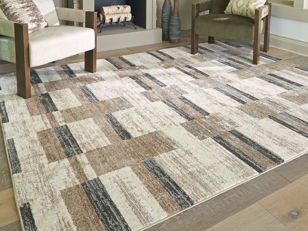Best Deals Furniture - Ashley Furniture - Alstone 7'10" x 10' Area Rug - 7'10" x 10' Area Rug / Multi - R407731