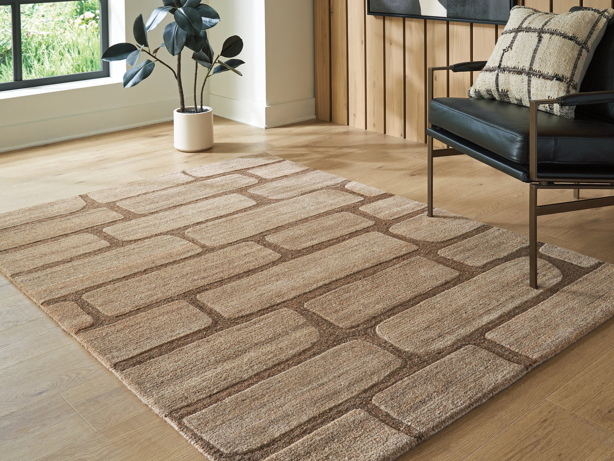 Best Deals Furniture - Ashley Furniture - Orest Medium Rug - Medium Rug - R407982
