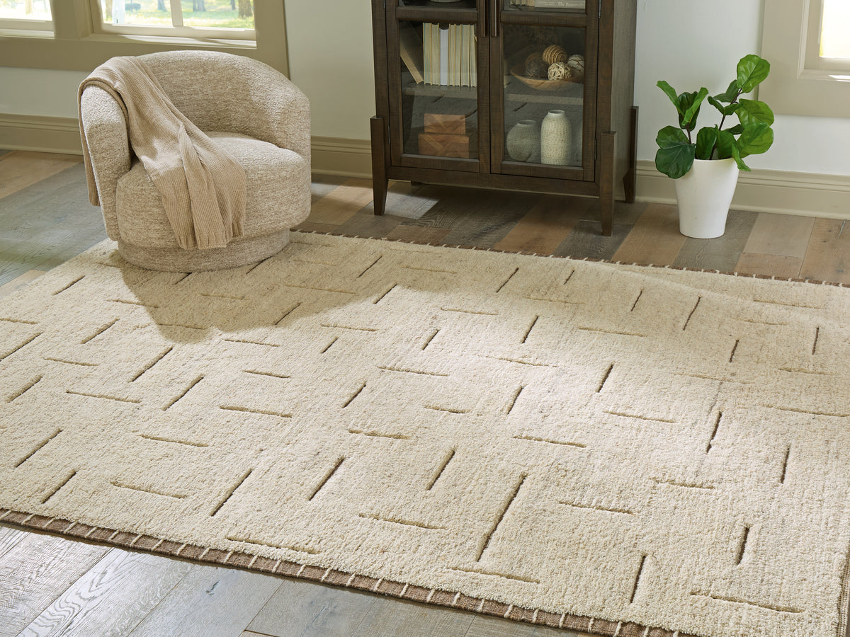 Best Deals Furniture - Ashley Furniture - Clayman Large Rug - Large Rug - R408341