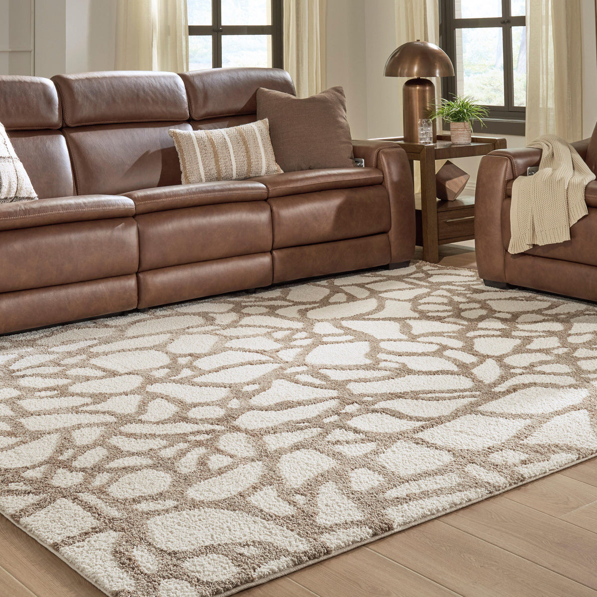 Best Deals Furniture - Ashley Furniture - Wessonland Large Rug - Large Rug - R408651