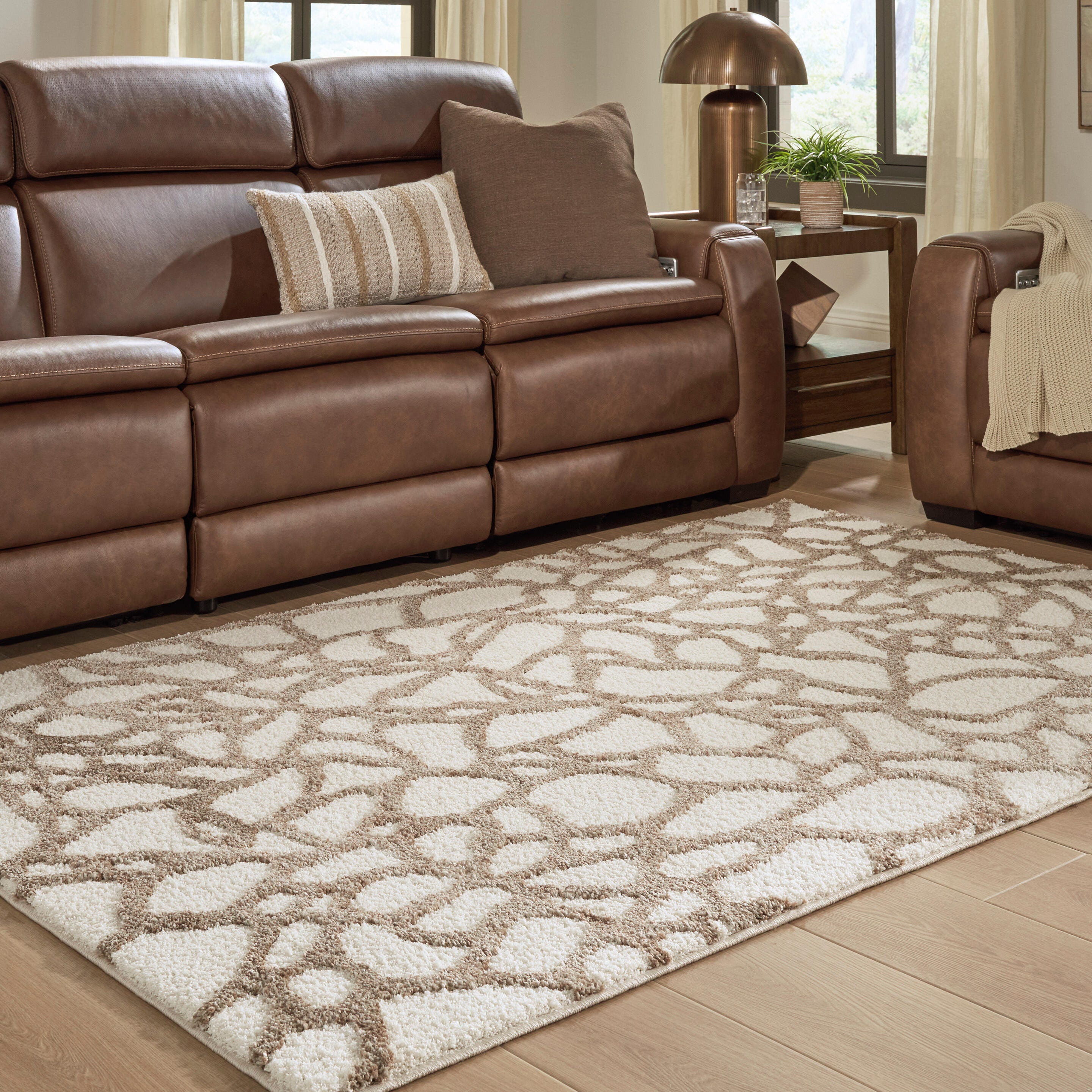Best Deals Furniture - Ashley Furniture - Wessonland Medium Rug - Medium Rug - R408652