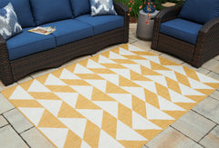 Best Deals Furniture - Ashley Furniture - Thomley 8' x 10' Rug - 8' x 10' Rug / Ivory/Yellow - R900061