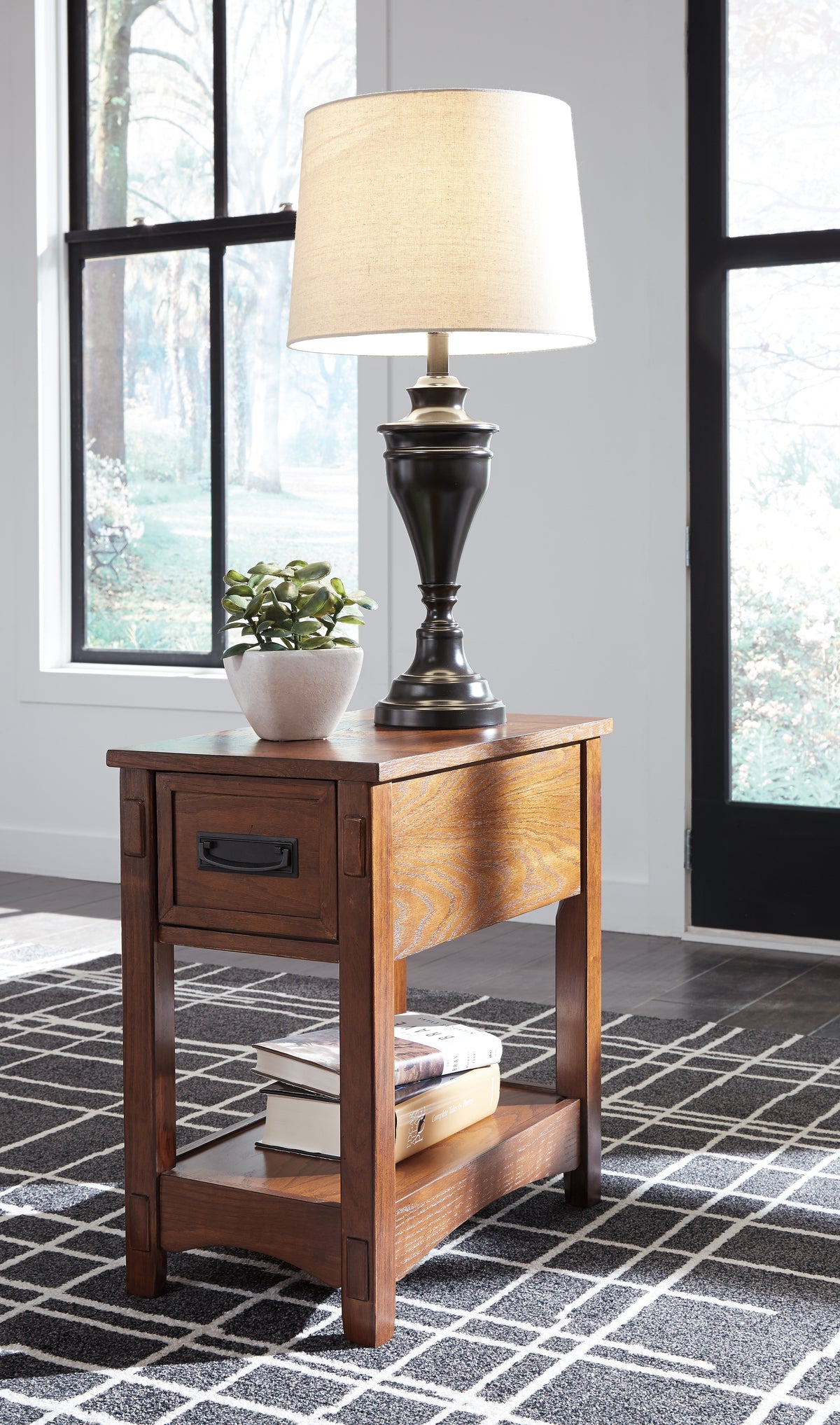 Best Deals Furniture - Ashley Furniture - Breegin Chairside End Table - Chair Side End Table - T007-319