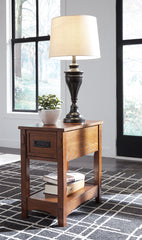 Best Deals Furniture - Ashley Furniture - Breegin Chairside End Table - Chair Side End Table - T007-319