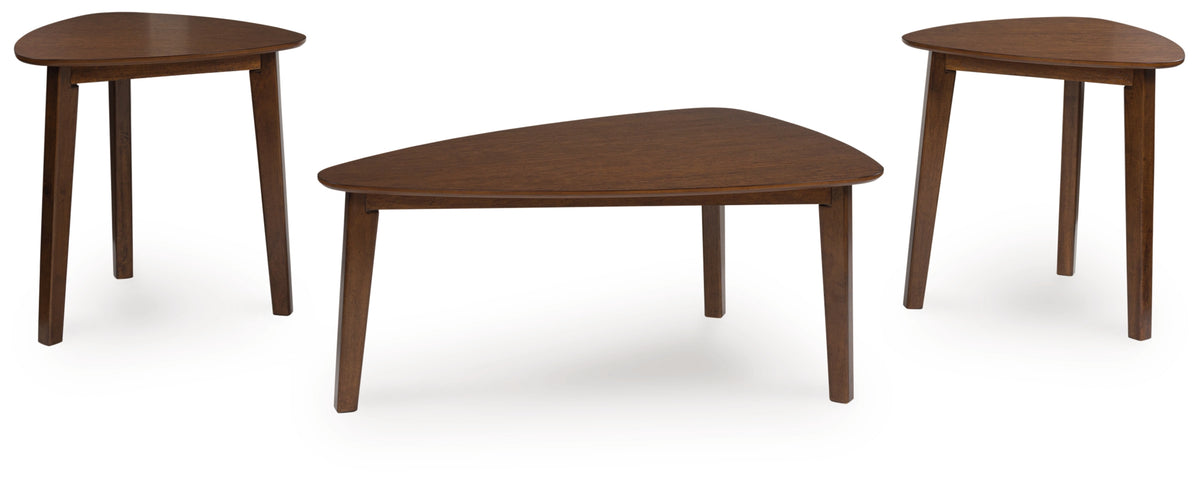 Best Deals Furniture - Ashley Furniture - Lyncott Table (Set of 3) - Occasional Table Set (3/CN) / Brown - T135-13