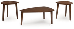 Best Deals Furniture - Ashley Furniture - Lyncott Table (Set of 3) - Occasional Table Set (3/CN) / Brown - T135-13