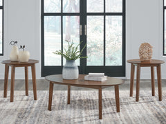 Best Deals Furniture - Ashley Furniture - Gordonay Table (Set of 3) - Occasional Table Set (3/CN) / Brown - T155-13