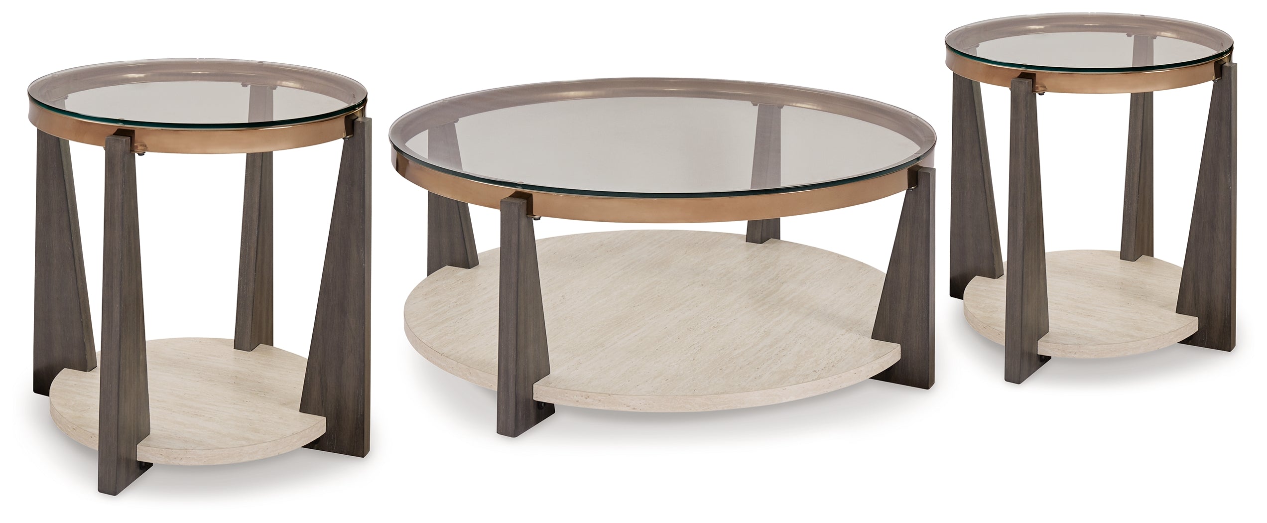 Best Deals Furniture - Ashley Furniture - Frazwa Coffee Table and 2 End Tables - Coffee Table and 2 End Tables - T432T1