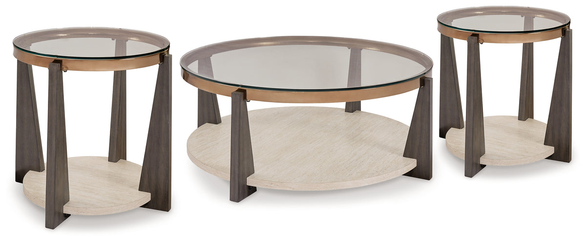 Best Deals Furniture - Ashley Furniture - Frazwa Coffee Table and 2 End Tables - Coffee Table and 2 End Tables - T432T1