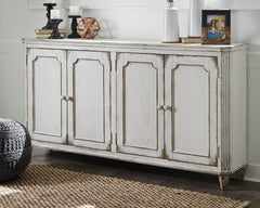 Best Deals Furniture - Ashley Furniture - Mirimyn Accent Cabinet - Accent Cabinet / Antique White - T505-560