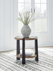 Best Deals Furniture - Ashley Furniture - Ridgester End Table - Round End Table - T518-6