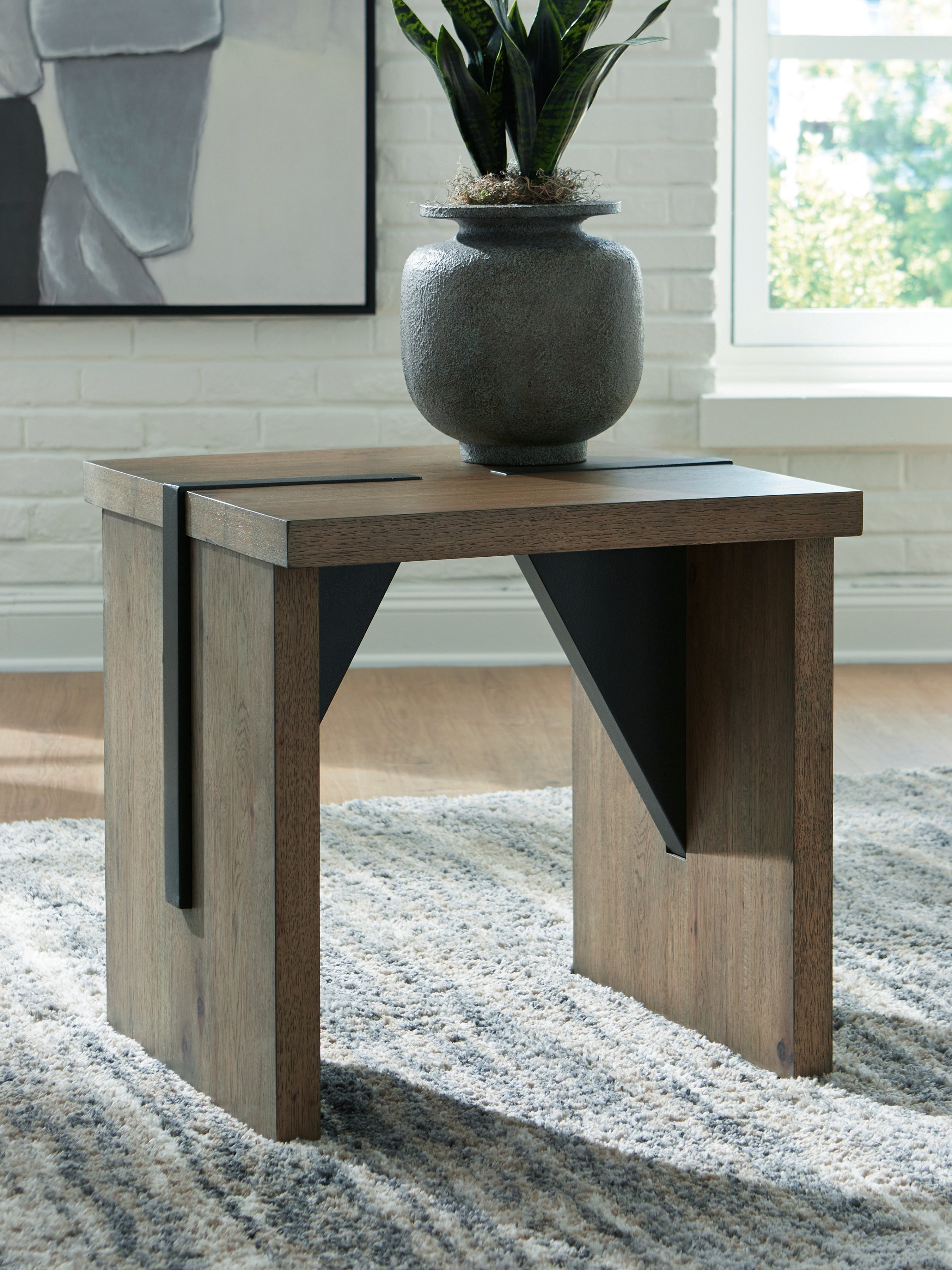 Best Deals Furniture - Ashley Furniture - Kandinew End Table - Square End Table - T554-2