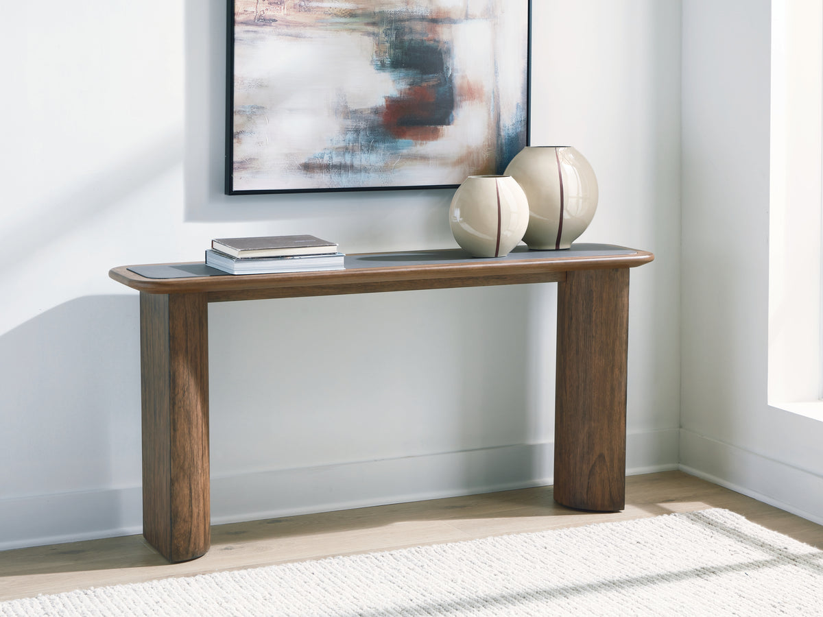 Best Deals Furniture - Ashley Furniture - Dontayne Sofa Table - Sofa Table - T563-4