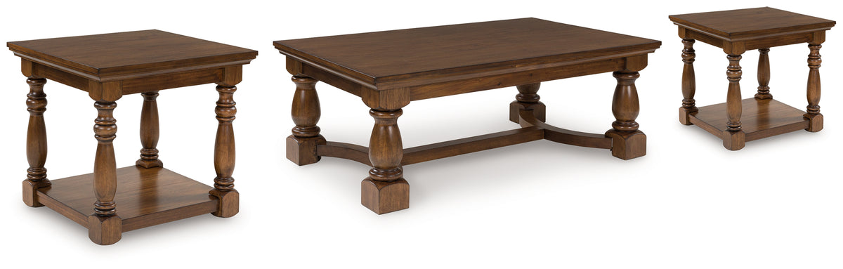 Best Deals Furniture - Ashley Furniture - Sturlayne Coffee Table and 2 End Tables - Coffee Table and 2 End Tables - T609T2
