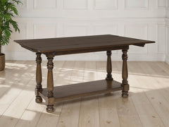 Best Deals Furniture - Ashley Furniture - Sturlayne Flip Top Sofa Table - Flip Top Sofa Table / Brown - T609-4