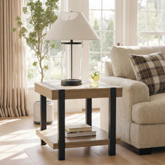 Best Deals Furniture - Ashley Furniture - Jorannti End Table - Square End Table - T631-2