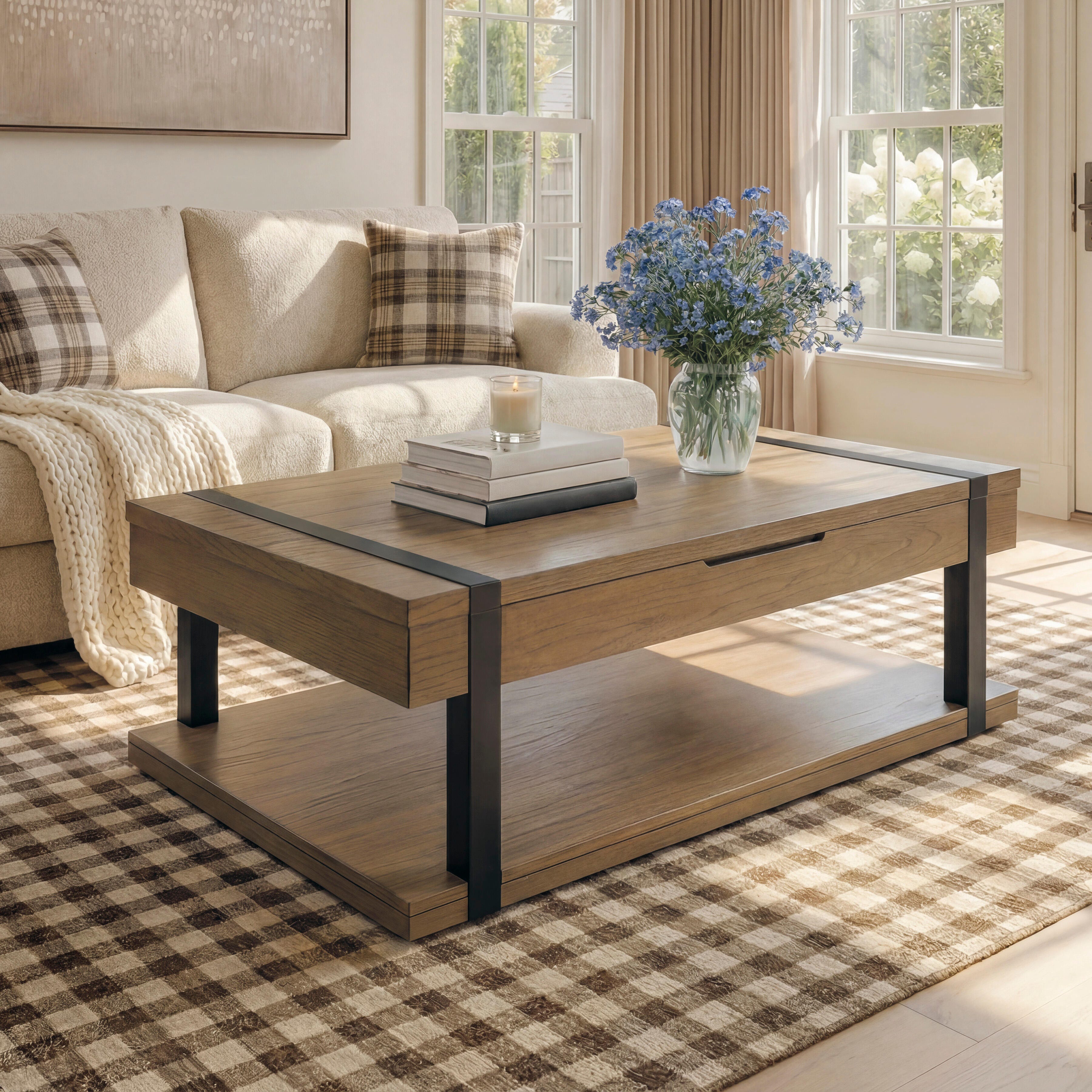 Best Deals Furniture - Ashley Furniture - Jorannti Lift-Top Coffee Table - Rect Lift Top Cocktail Table - T631-9