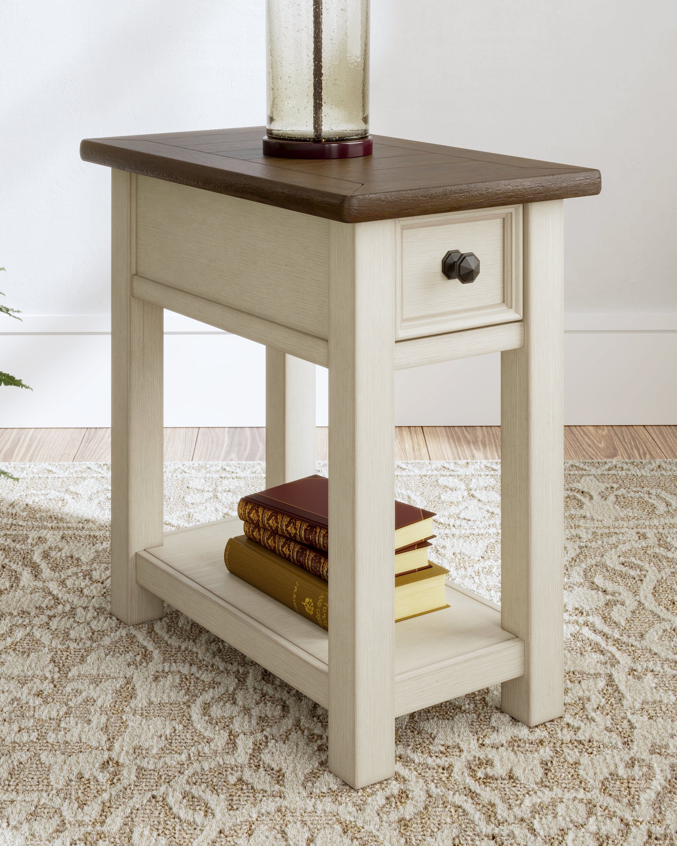 Best Deals Furniture - Ashley Furniture - Bolanburg Chairside End Table - Chair Side End Table / Two-tone - T637-107