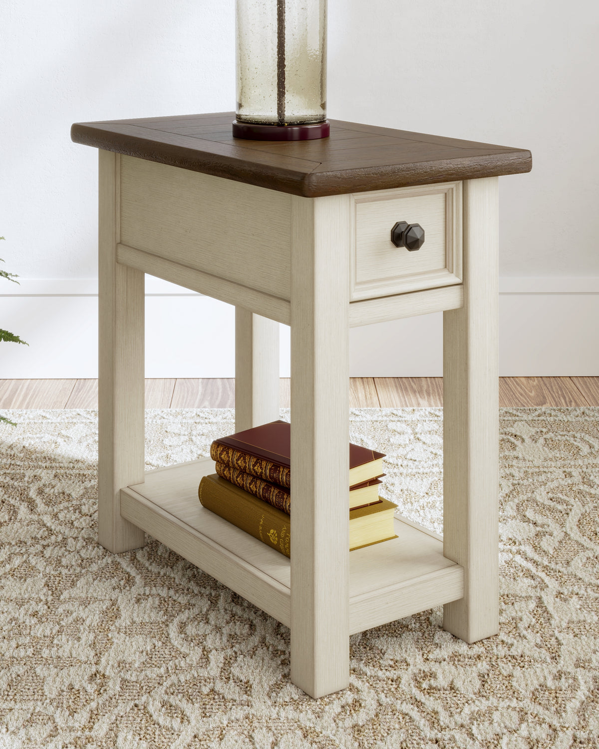 Best Deals Furniture - Ashley Furniture - Bolanburg Chairside End Table - Chair Side End Table / Two-tone - T637-107