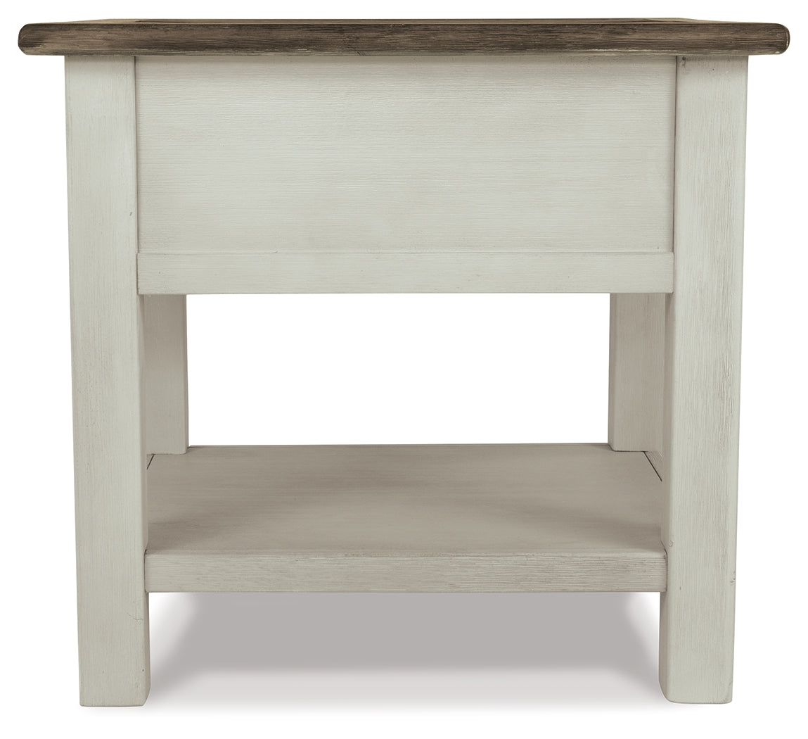 Bolanburg Coffee Table with End Table and Chairside End Table