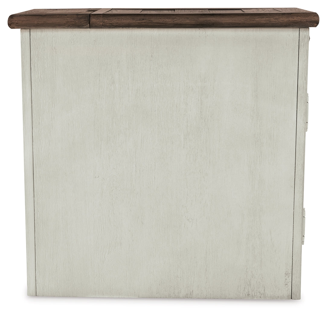 Bolanburg Coffee Table and 2 Chairside End Tables with Console