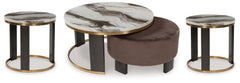 Best Deals Furniture - Ashley Furniture - Jazmore Coffee Table and 2 Ends - Coffee Table and 2 Ends - T671T1