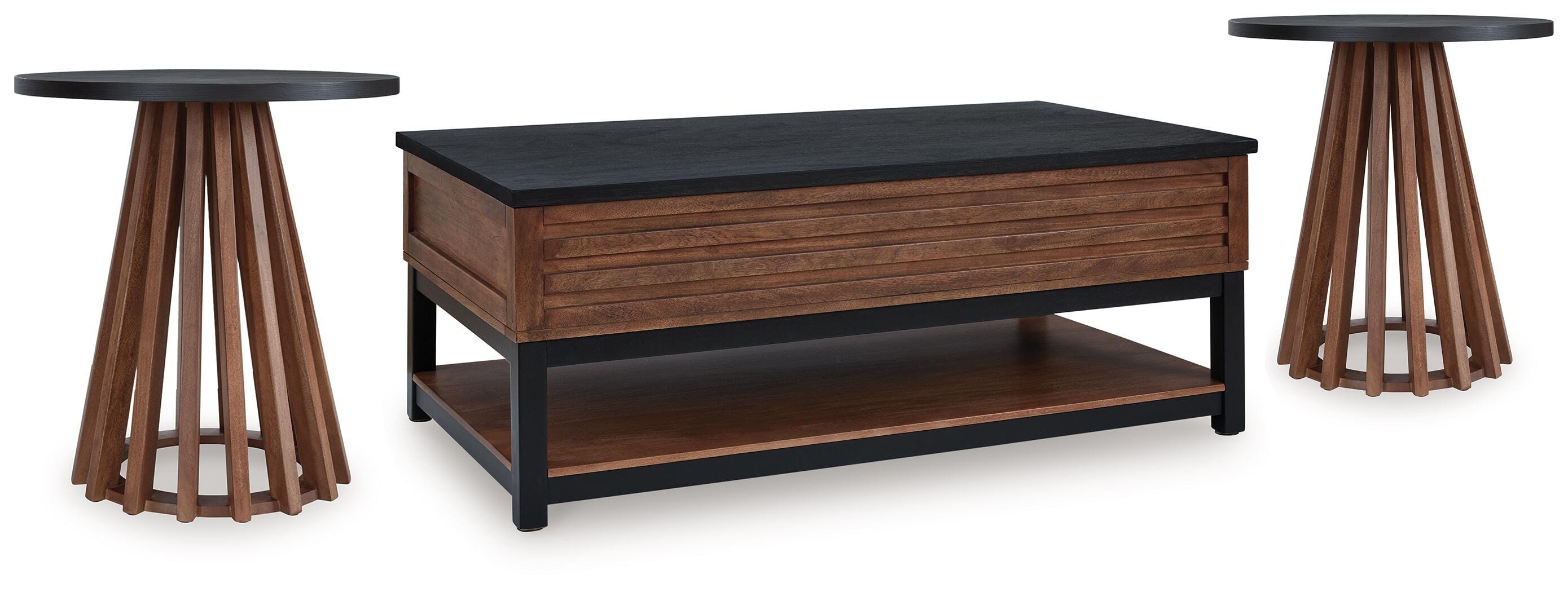 Best Deals Furniture - Ashley Furniture - Kallari Coffee Table and 2 Ends - Coffee Table and 2 Ends - T737T1