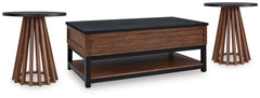 Best Deals Furniture - Ashley Furniture - Kallari Coffee Table and 2 Ends - Coffee Table and 2 Ends - T737T1