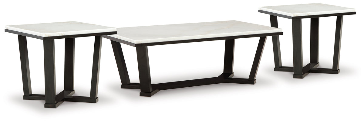 Best Deals Furniture - Ashley Furniture - Fostead Coffee Table and 2 Ends - Coffee Table and 2 Ends - T770T1