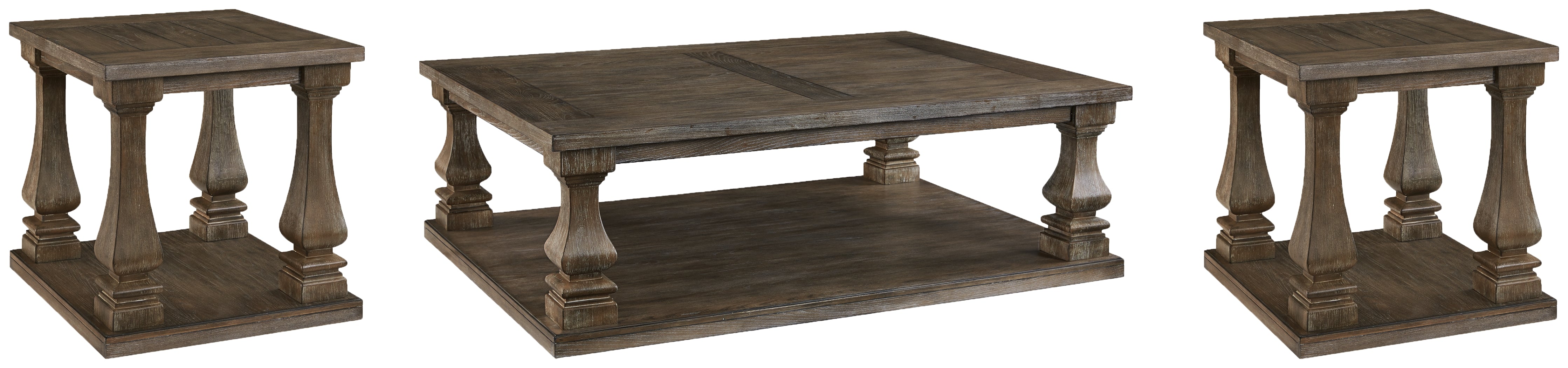 Best Deals Furniture - Ashley Furniture - Johnelle Coffee Table and 2 End Tables - Coffee Table and 2 End Tables - T776T1
