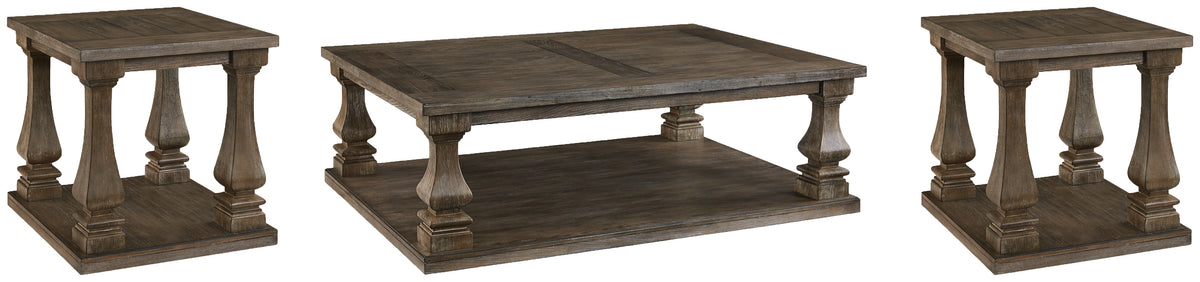 Best Deals Furniture - Ashley Furniture - Johnelle Coffee Table and 2 End Tables - Coffee Table and 2 End Tables - T776T1