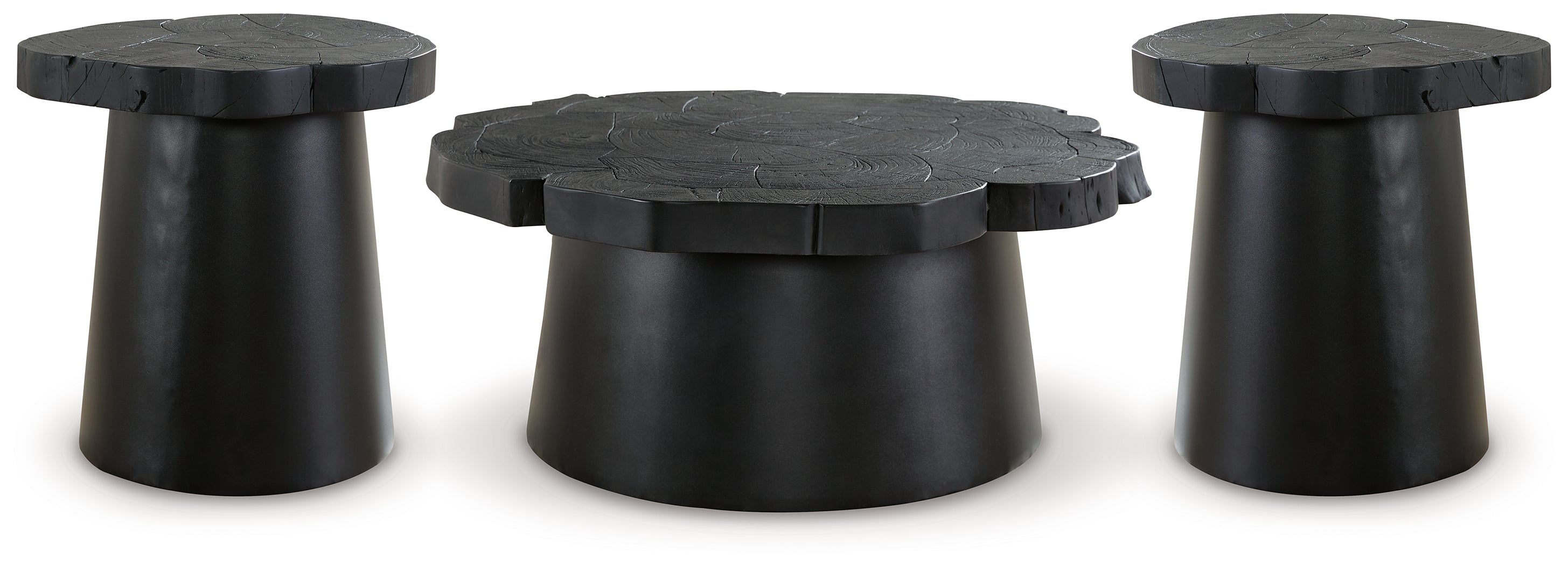 Best Deals Furniture - Ashley Furniture - Wimbell Coffee Table and 2 End Tables - Coffee Table and 2 End Tables / Black - T970T1