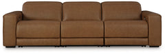 Best Deals Furniture - Ashley Furniture - Magic Man 3-Piece Power Reclining Sectional Sofa - 3-Piece Power Reclining Sectional Sofa / Caramel - PCU10700S9