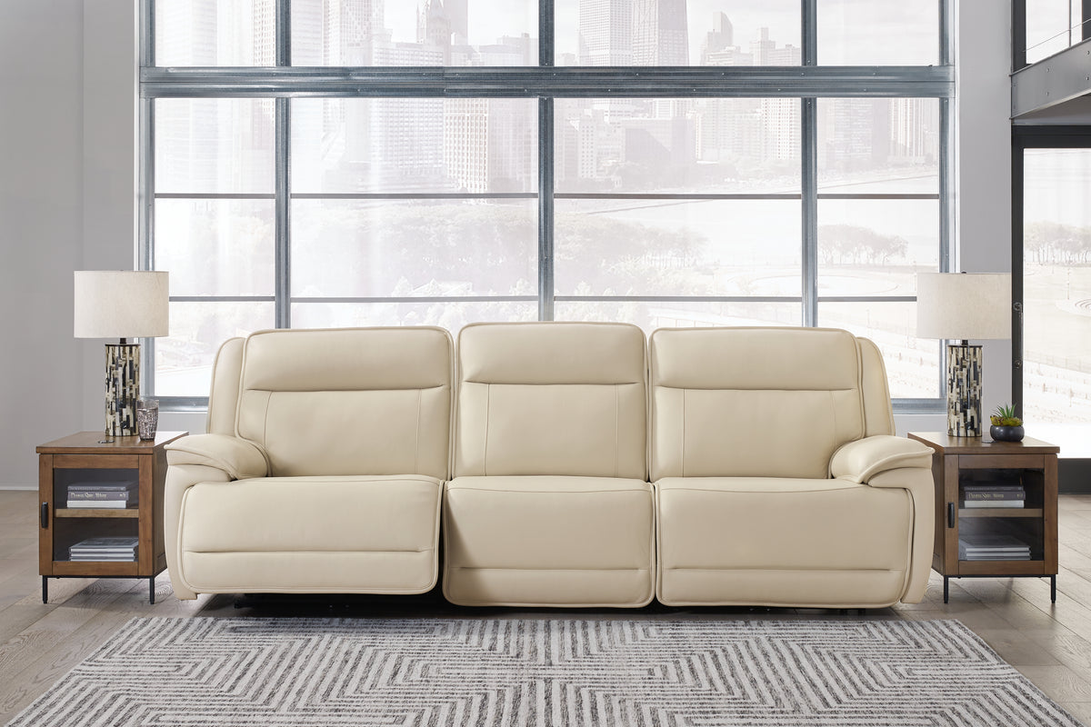 Best Deals Furniture - Ashley Furniture - Double Deal 3-Piece Power Reclining Sofa Sectional - 3-Piece Power Reclining Sofa Sectional / Almond - U13001S5