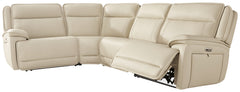 Best Deals Furniture - Ashley Furniture - Double Deal 4-Piece Reclining Sectional - 4-Piece Reclining Sectional / Almond - U13001S6