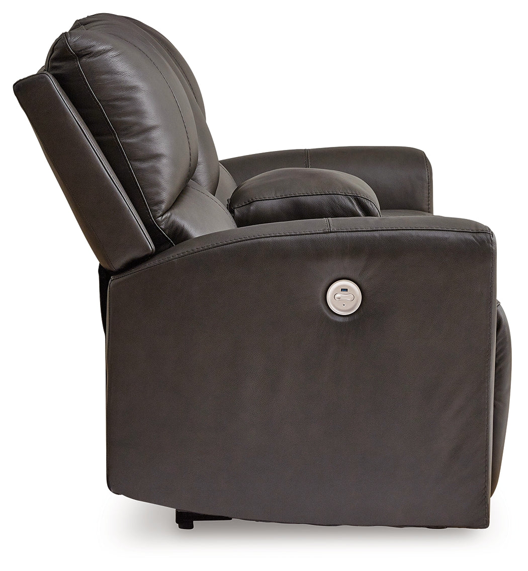 Boxmere Power Reclining Sofa and Loveseat