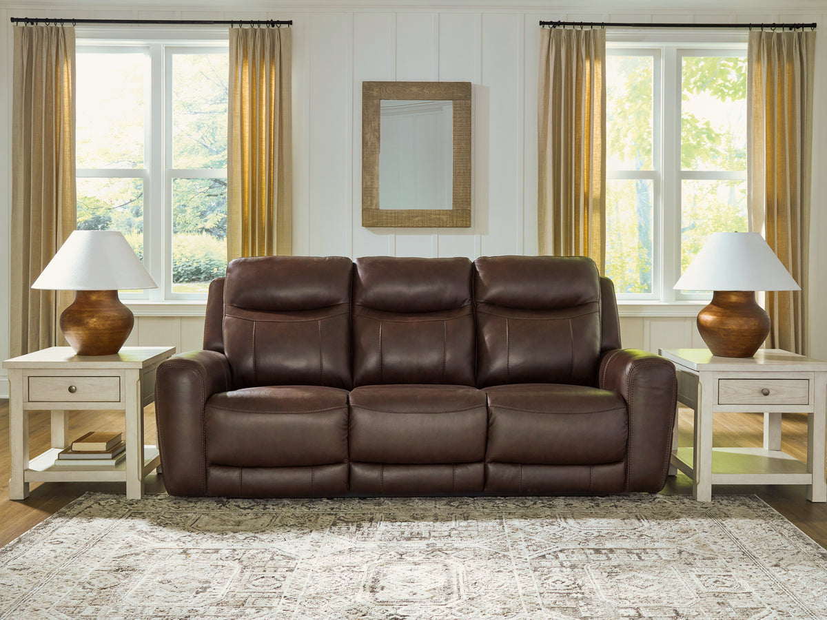 Best Deals Furniture - Ashley Furniture - Gravier Power Reclining Sofa - PWR REC Sofa with ADJ Headrest - U1330115